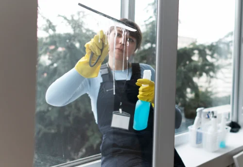 Nettoyage de vitres intérieures et extérieures à Saint-Frégant